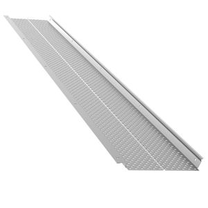 Protection de gouttière DIY en aluminium de 5 pouces, filtre anti-feuilles, 26 pièces, 104 pieds de longueur totale, diamètre des trous de 0,157 po, épaisseur du fil de 0,02 po, maille métallique - Product Image 1