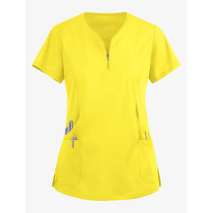 Blusa Médica Ajustada para Mujer, Cuello en V, Nueva, Uniforme de Enfermera, Farmacia, Hospital, Colores Personalizados, 3XL, Uniforme Médico Unisex para Doctor - Product Image 2