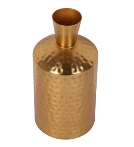 Vase de table en métal de qualité supérieure pour l'affichage de fleurs décoratives, accessoire de décoration intérieure contemporaine - Product Image 4