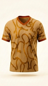 เสื้อยืดแฟชั่นผู้ชายสไตล์สตรีท พิมพ์ลาย ออกแบบเองได้ ผ้าโพลีเอสเตอร์ เสื้อยืดลำลอง - Product Image 3