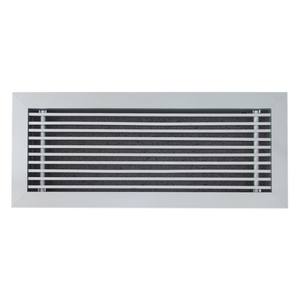 3JW 1669679010 VIM GLBF AD 1400x300 Rejilla Barras de deflexión fijas con registros y rejillas de alta calidad RAL 9010 - Product Image 1