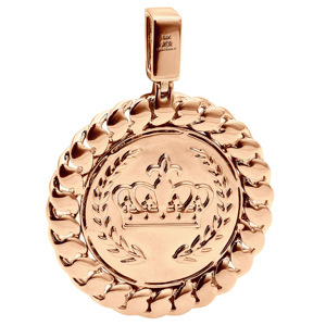 Rose Gold Diamond Star Of David Pendant Necklace With Round Brilliant Cut Diamonds Claw Set Religious Jewish Jewelry Unisex - Product Image 2