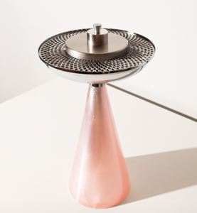 Quemador de incienso de resina con tapa de metal y base perforada para aromaterapia, quemador de bakhoor, fragancia para el hogar, Ramadán, Eid, Mubkhar - Product Image 6