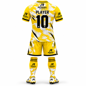 Camiseta de Fútbol Personalizada OEM 2026 para Hombre, Manga Corta, Verano, 100% Poliéster, Transpirable, para Competencia, en Oferta - Product Image 2