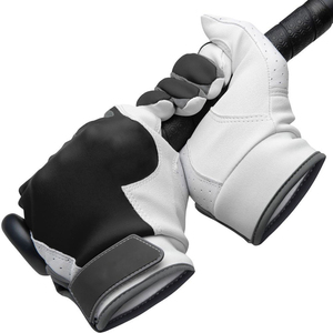 Latest Customized Sheepskin Leather Professional High Quality Lightweight <b>Hook</b> Loop Closure Unisex Batting Gloves - Product Image 2
