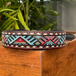 Vente en gros d'accessoires de designer pour animaux de compagnie collier de chien en cuir usiné à la main collier pour animal de compagnie en alliage de cuir de vachette de haute qualité et durable - Product Image 6