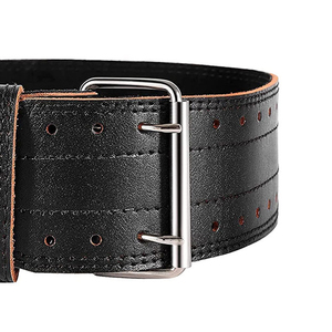 Gym Weightlifting Leather Belt Training Bodybuilding Gym Weightlifting Power Belt For Sale In Low Price - Product Image 4