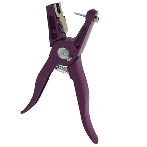 Herramienta Aplicadora de Etiquetas para Orejas de Ganado, Duradera y Fácil de Usar, Color Morado, para Perros, Herramientas Veterinarias Resistentes - Product Image 1