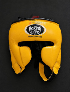 New Customise No <b>Boxing</b> No Life Gloves <b>Boxing</b> Training <b>Sparring</b> <b>Set</b> High Quality Genuine Leather Lace-Up Head And Groin <b>Set</b>. - Product Image 4