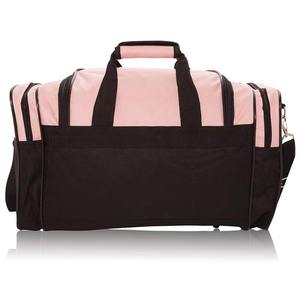 Bolsa Deportiva Rosa 600D con Ribete Negro y Asas Dobles para Deportes y Viajes, Bolsa de Entrenamiento Deportiva de Alta Calidad Diseñada para Jugadores - Product Image 4