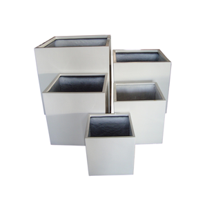 Macetas de Jardín Minimalistas de Fibra de Vidrio, Recubiertas con Polvo, Duraderas, Ecológicas, Ligeras y de Buena Calidad - Product Image 1