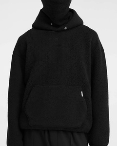 Sudadera con Capucha de Invierno para Hombre, de Alta Calidad, Informal, Lisa, de Felpa, Corte Regular, Antiencogimiento, Poliéster/Algodón, Diseño a Cuadros - Product Image 6