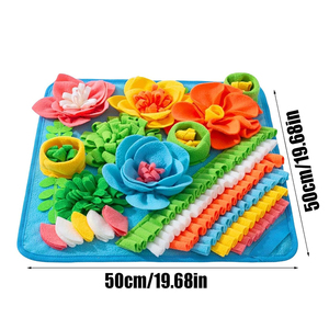 Dog Sniffing Pad Foraging <b>Mat</b> for Cats <b>Small</b> Animals Feeding Puzzle Interactive Toy Smell Training Pet Olfactory Snuffle <b>Mat</b> - Product Image 3