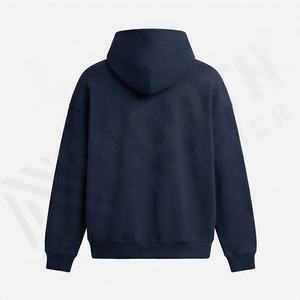 Sudaderas con capucha de algodón y forro polar para hombre, con cremallera, estampado digital personalizado, hombros caídos, estilo urbano, de peso pesado, para invierno - Product Image 2
