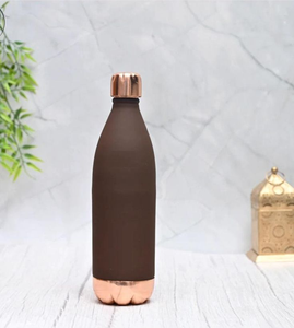 Botella de Agua de Cobre Antigua, Hecha a Mano, a Prueba de Fugas, con Beneficios Ayurvédicos para la Salud, Ecológica y Sostenible - Product Image 6