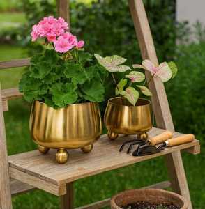 Juego de macetas modernas de estilo estudio con patas de bola, florero decorativo para interiores, regalo de inauguración de casa - Product Image 6