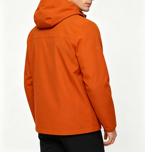 Blousons universitaires unisexes personnalisés, écologiques, monocouche, softshell, avec fermeture éclair frontale, coupe-vent, imperméables, style urbain, teinture unie - Product Image 4