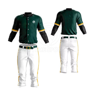 Wholesale Customized Team Baseball Uniform for Clubs Leagues Sublimated Short Sleeve Front Logo Comfortable Fit High Quality - Product Image 2