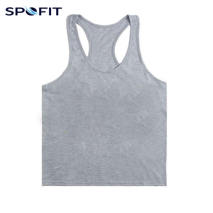 เสื้อกล้ามทรงสตริงเกอร์สำหรับผู้ชาย ระบายอากาศได้ดี แห้งเร็ว ออกแบบพิเศษสำหรับการเพาะกาย ออกกำลังกาย ฟิตเนส ฝึกซ้อม รับผลิตแบบ OEM และติดฉลากส่วนตัว - Product Image 5