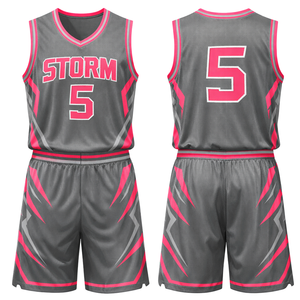 Conjunto de Uniforme de Baloncesto Personalizado, Transpirable, de Malla, de Secado Rápido, Ropa Deportiva para Equipo, Ropa de Entrenamiento, Calidad Profesional - Product Image 5