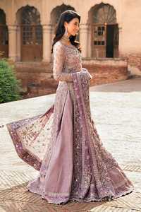 ชุดเดรส Anarkali Lehenga Choli แบบยาวประดับประดาอย่างหรูหราสไตล์ปากีสถาน สำหรับผู้หญิง ชุดเจ้าสาวงานแต่งงาน ชุดงานเลี้ยงสุดหรู ผ้าอะคริลิกกันยับ - Product Image 6