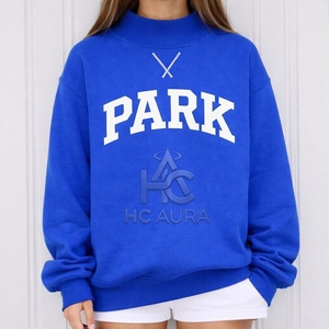 Sudadera de Forro Polar Oversize para Mujer con Cuello Alto, Personalizable con Logotipo, Venta al por Mayor, Calidad Premium, Estilo Urbano, de Alta Demanda - Product Image 3