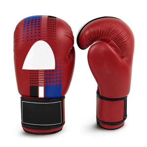 Gants de boxe professionnels en PVC 8 oz pour hommes et gants d'entraînement de combat en cuir 12 oz de qualité professionnelle, adaptés à l'extérieur - Product Image 4