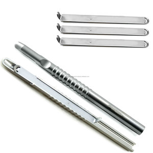 Manual Dental Bone Scraper Harvester Straight Implant Grafting Collector Surgical Autogenous Harvesting Instrument - Product Image 2