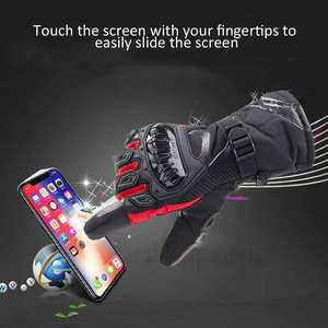 Best Quality ECONEX SPORTS Leather Sporty Eco-Friendly Waterproof Full <b>Finger</b> Winter Motorbike Gloves for <b>Biking</b> - Product Image 4