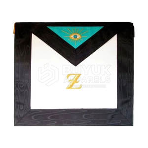 Delantales Masónicos Bordados Personalizados, Delantal Masónico Hecho a Mano en Cuero, Ajustable, Elegante, con Diseño Ceremonial - Product Image 5