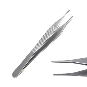Juego de 5 Instrumentos Quirúrgicos de Microcirugía de Acero Inoxidable: Portaagujas Castroviejo, Pinzas DeBakey, Pinzas Adson - Product Image 6