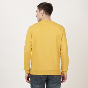 Sweat-shirt en polaire pour homme, coupe décontractée personnalisée, pour les labels streetwear avec étiquette privée OEM. - Product Image 2
