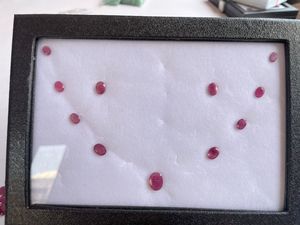 Conjunto de Joyería de Rubíes Naturales de Liberia de 12.50 Ct – Conjunto de Colgante y Aretes, Gema de Rubí Rojo Genuino al por Mayor - Product Image 3