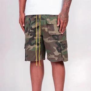 Oem Customized Manufacturer logo Hunting Digital Print Camofluge Summer 100% Cotton Twill Pocket Cargo Shorts for <b>Men</b> - Product Image 3