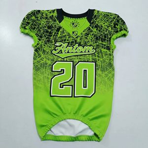 Best Quality Adult American <b>Football</b> Uniform Latest Design New Style Short Sleeve Breathable - Product Image 2
