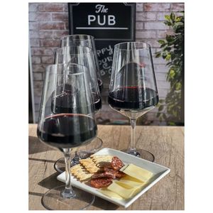 BPA Free 19oz Tritan plastica bicchieri da vino Set infrangibile Lexington bicchiere da vino rosso e bianco - Product Image 4