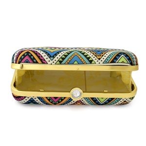 Nouveauté : Pochette de soirée pour femme imprimée zig-zag, sac à main Sagun, cadeau de retour avec bandoulière chaîne détachable - Product Image 4