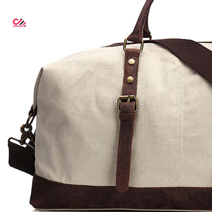 New Design 100% High Quality Genuine <b>Leather</b> Duffle Bag <b>Large</b> Capacity Lightweight Durable for Travel and Outdoor Use - Product Image 3