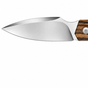 Couteaux de chasse à lame fixe faits à la main avec manche en bois brun, lame en acier tranchante, couteaux de camping en plein air pour la randonnée et le bushcraft - Product Image 4