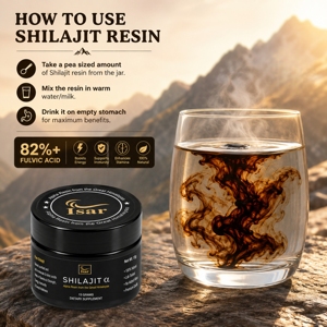 Résine de Shilajit de l'Himalaya 100% pure OEM/ODM, 15 grammes, authentique Shilajit de haute altitude, riche en acide fulvique et en oligo-éléments - Product Image 4