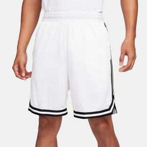 Shorts de basket-ball pour hommes à taille élastique et bande latérale, personnalisables avec logo imprimé, couleur unie, en vente - Product Image 1