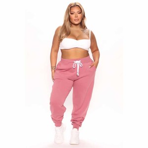 Factory Direct Women's High Waist Knitted <b>Jogger</b> Pants With Drawstring Casual <b>Skinny</b> <b>Fit</b> Solid Color Women's Autumn Wear - Product Image 5