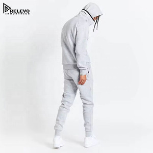 Heavyweight 500GSM Cotton Tracksuit | French Terry <b>Hoodie</b> & Jogger Sweatpants Set Quick-Drying Breathable <b>Lightweight</b> Casual - Product Image 6