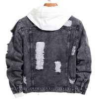 Veste en jean pour hommes, style slim fit, pour adolescents et garçons, vente en gros