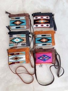 Sac à main sculpté Jacquard noir couleur fronde bohème aztèque sacs en tissu élégant sacs de vente chauds pour les femmes - Product Image 5