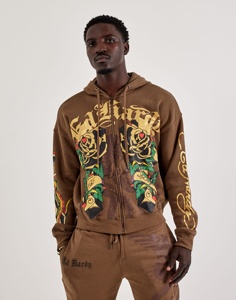 Sudadera con Capucha Estilo Acid Wash, 500gsm, Felpa Francesa, Efecto Desgastado, Forro de Tela Waffle para Hombre - Product Image 1