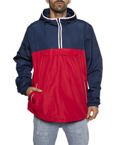 OEM Factory Wholesale Fashion Zipper Front Logo <b>Men</b> <b>Jacket</b> Custom Logo <b>Pullover</b> Hooded Streetwear Windbreaker <b>Jacket</b> Wholesale - Product Image 1