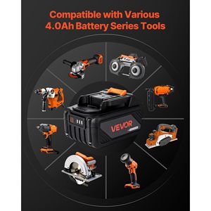20V MAX 4.0 agli ioni di litio Ah batteria con caricabatterie Combo ricarica rapida prodotto durevole ed efficiente - Product Image 6