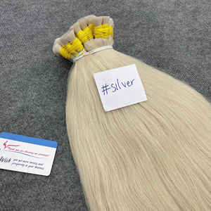 Extensiones de Cabello Humano Vietnamita a Granel para Trenzas, Cabello Rubio Liso Natural con Puntas Gruesas, Colores Rubios - Product Image 3