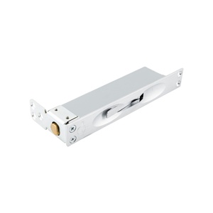 Loquet manuel en laiton finition chrome satiné, homologué UL 3 heures résistance au feu, 170x25mm, pour portes métalliques (OEM/ODM) - Product Image 1